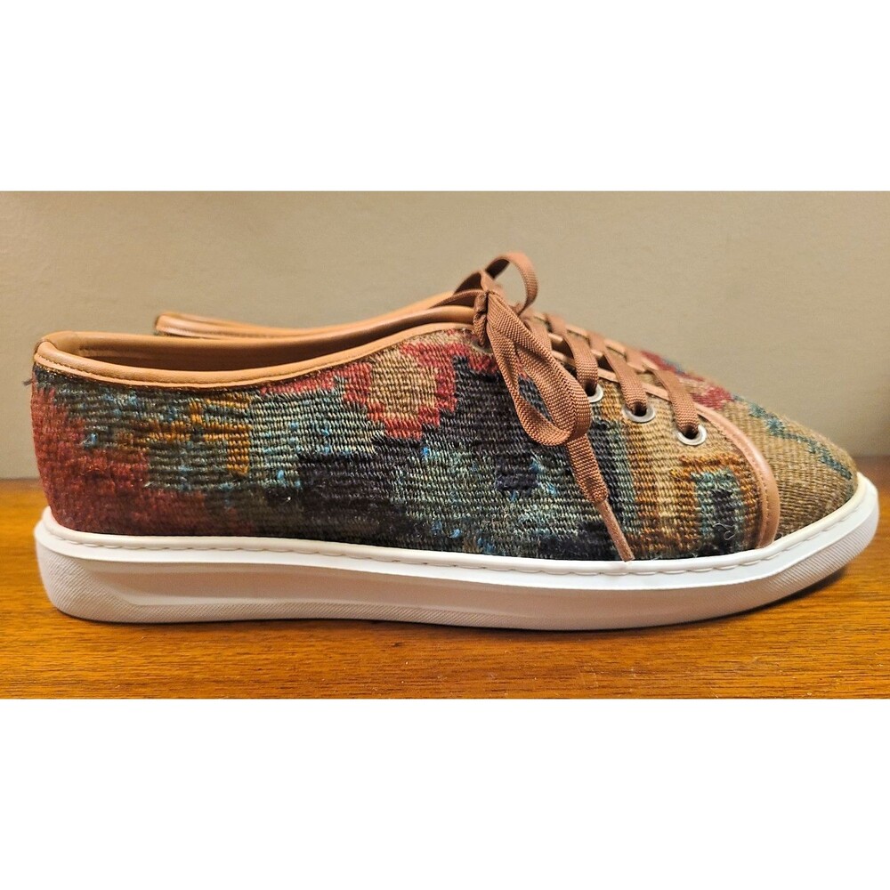 El Rincon De Fehmi Turkish Kilim Converse Size 44 Handmade Lace Up Sneaker